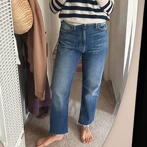 Mother high waisted study hover jeans